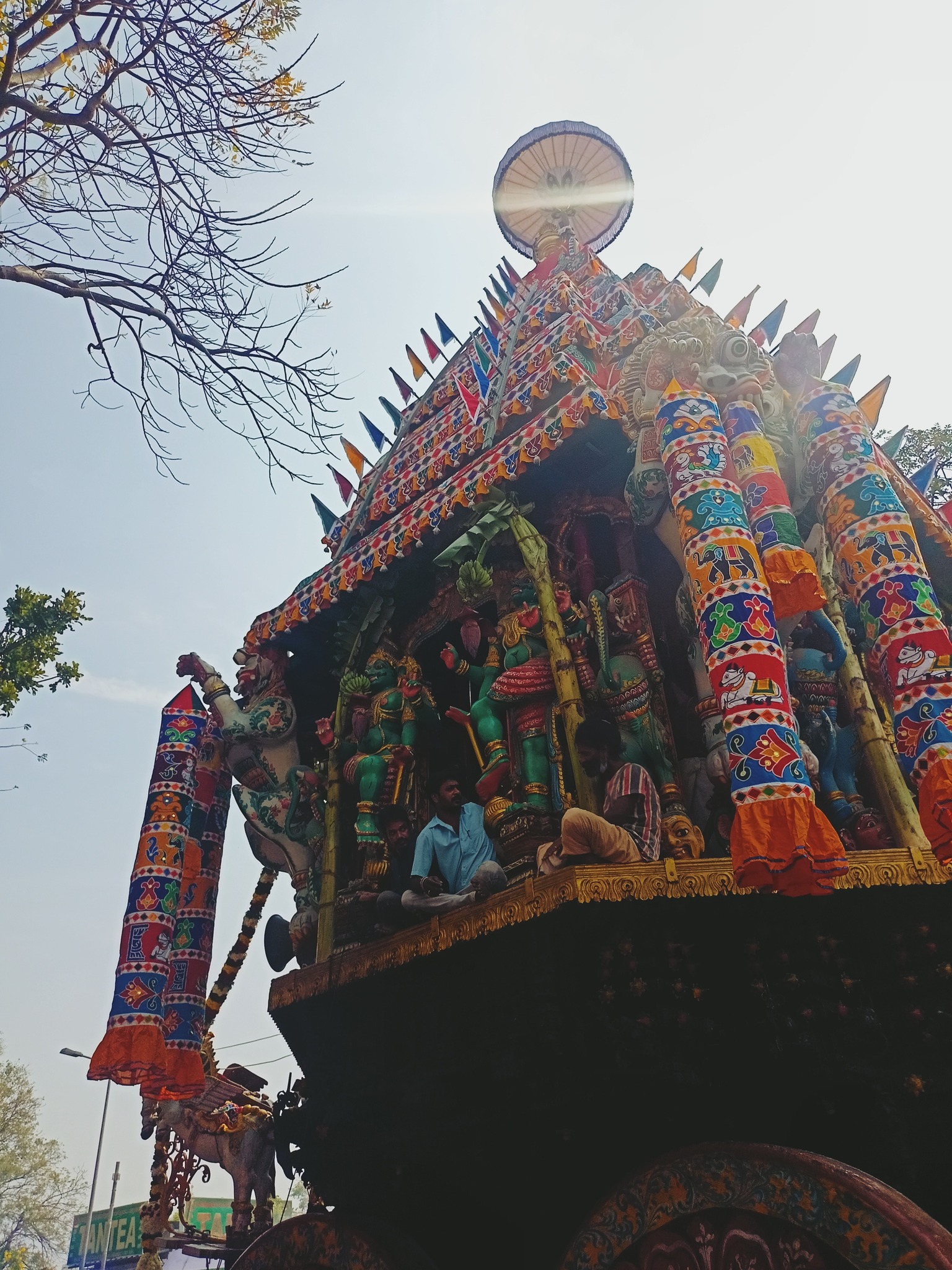 Kapaleeshwarar temple chariot during Panguni